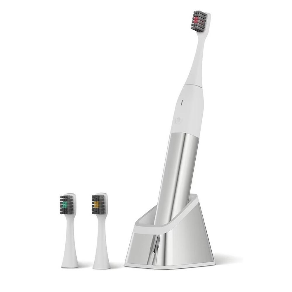 Allegro M1 Sonic Electric Toothbrush Silver White Rechargeable New In Box